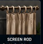 Curtain rod installation