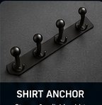 Shirt anchor installation