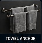Towel anchor installation