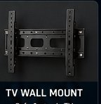 TV wall mount installation